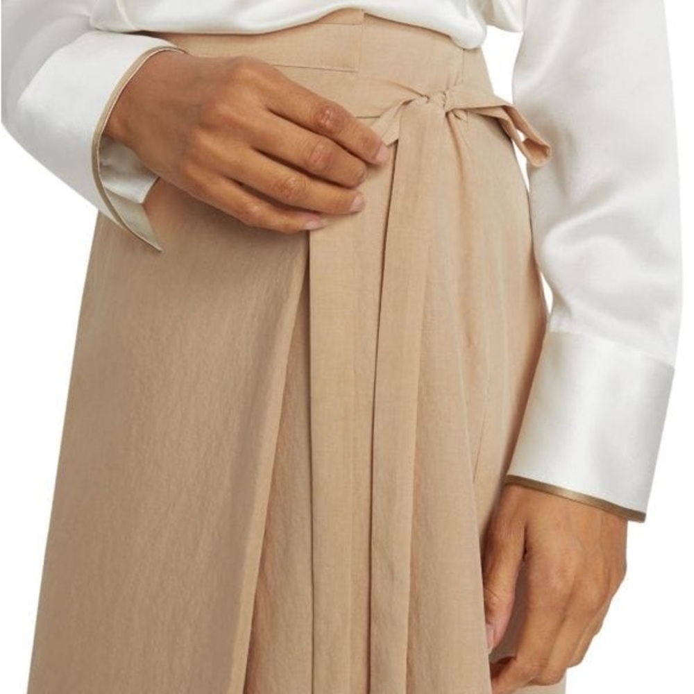 Vince Asymmetrical Beige Skirt - Picture 5 of 10